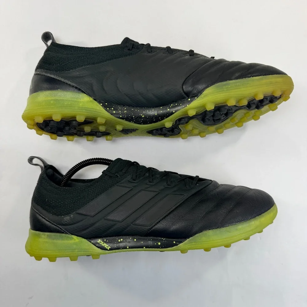 Adidas Copa 19.1 TF Elite Soccer Shoes Mens 11.5 Core Black Solar Yellow AC8206